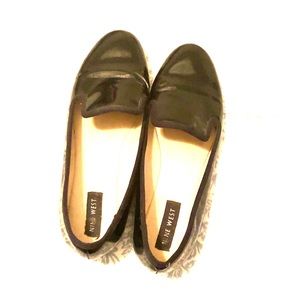 Patent leather loafers